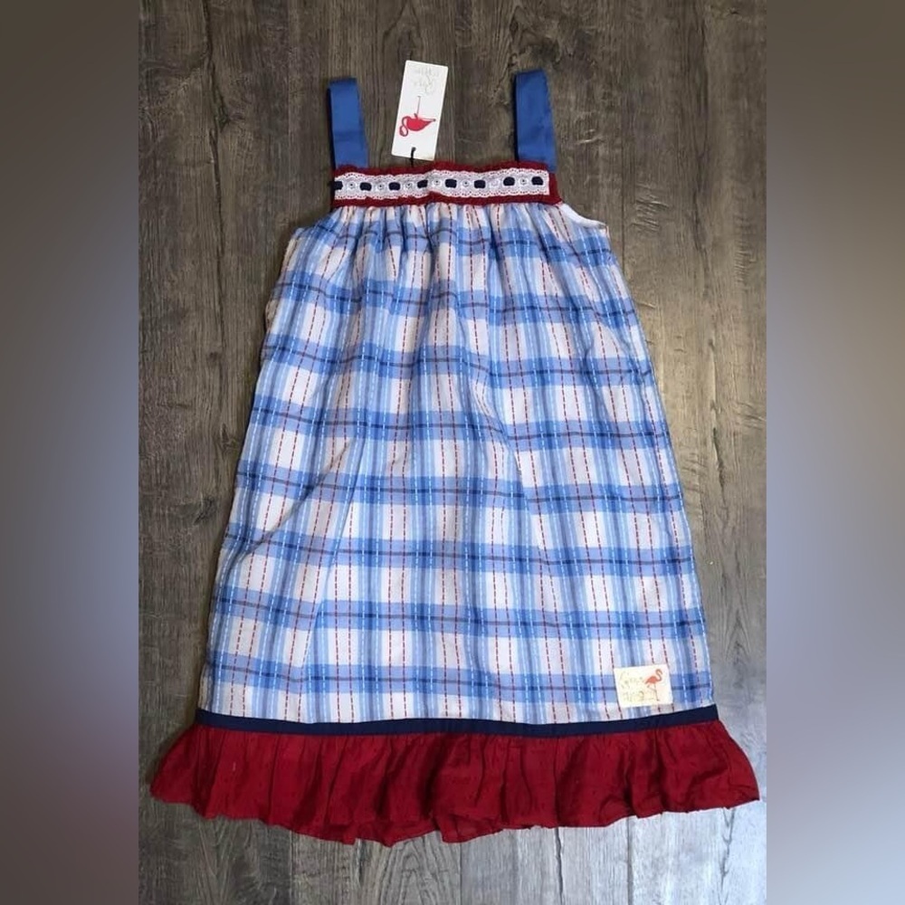 NWT Rosa Flamenco 4th of July Girls dress sz 7/8​​